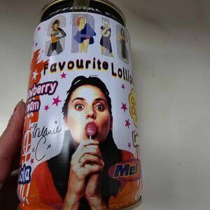 Spice Girls Mel C Sporty Spice Chupa Chups Favorite Lollipops Sealed Can 1997